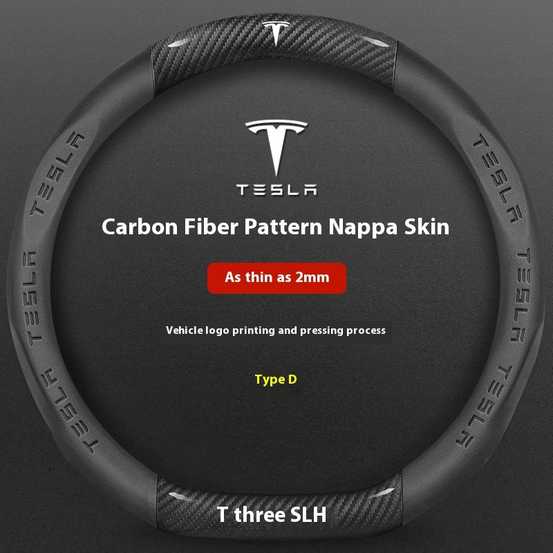 Car Steering Wheel Cover For Tesla Model 3 Model S Model Y Model X Roadster 2019-2025 Auto interior Steering Wheel Accessories