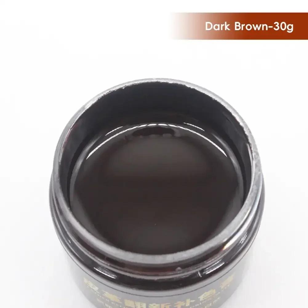 30ml Leather Paint Shoe Cream Coloring for Bag Sofa Car Seat Scratch Colorful Leather Dye Repair Restoration Color Change Paint