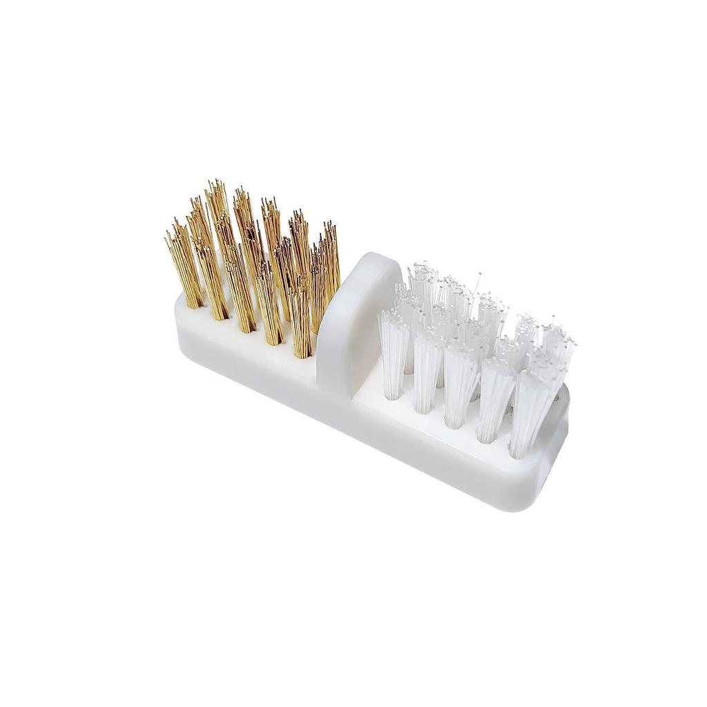 Nail Art Dual-Use Cleaning & Polish Remover Brush: Copper Wire & Electric Grinder Bit