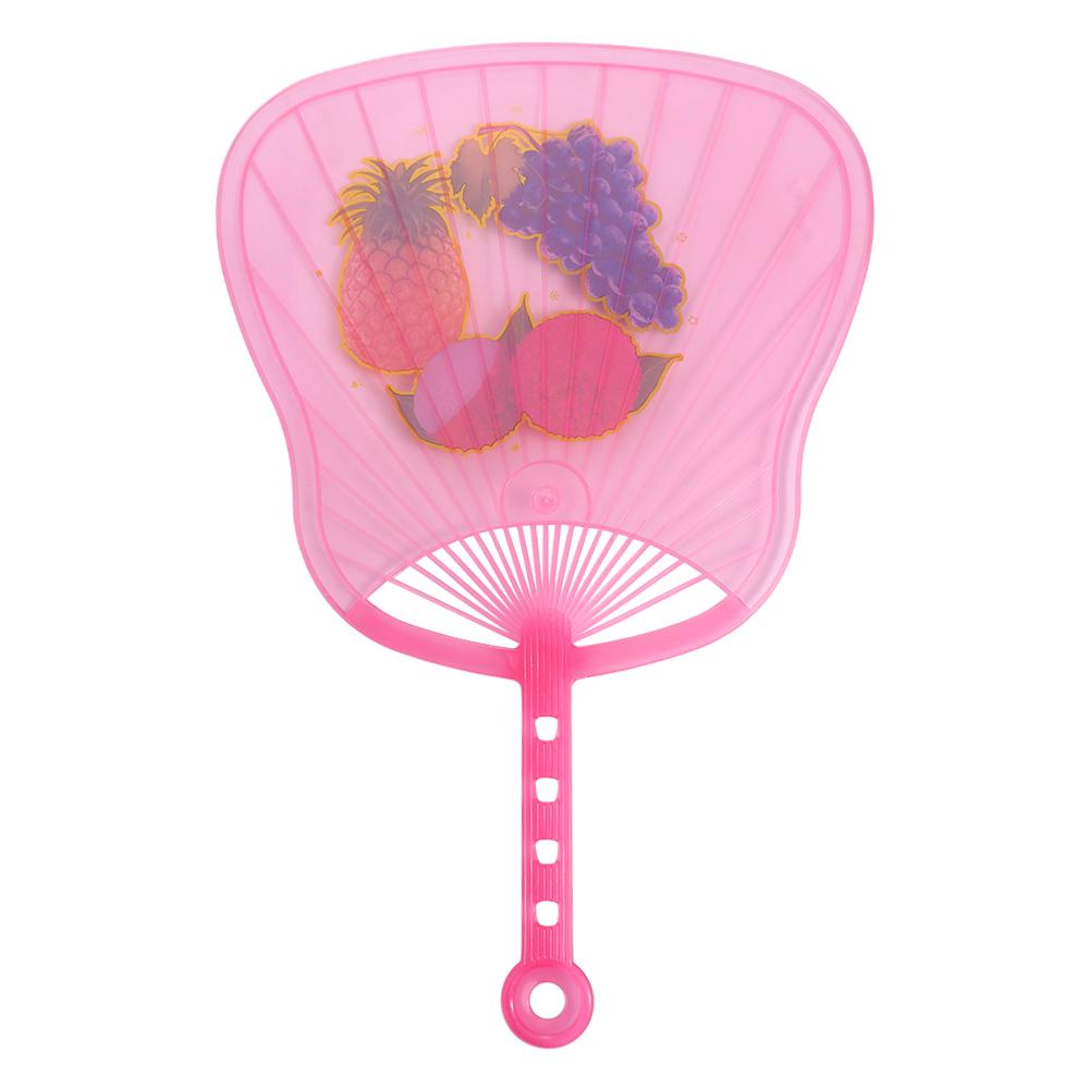 Funny Cute Children Cartoon Fan Plastic Handheld Hand Held Fan Cartoon Lightweigh Print Gift Fan Summer