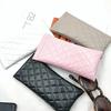 Sunglasses Leather Soft Case with Spring Clip Closure