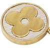 LOUIS VUITTON Portocle Spring Street key ring M69008 Bag charm Plated Gold/Monogram canvas unisex Used