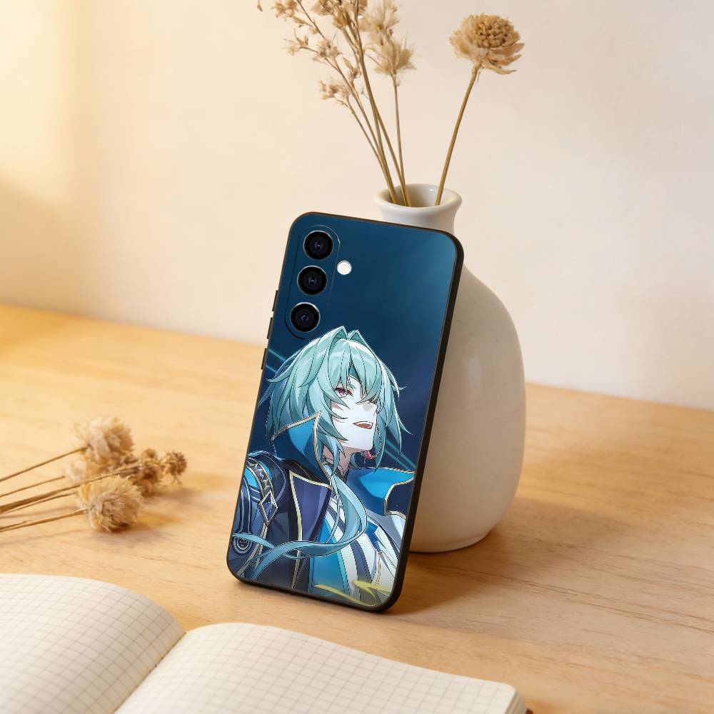 Honkai Star Rail Anaxa Phone Case For Samsung Galaxy A73,A72,A71,A70,A53,A52,A51,Others Soft Black Cover