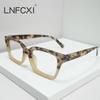  Quality Anti-Blue Light Retro Rivets Square Women Glasses Frames Fashion Optical Eyeglasses Frame Men