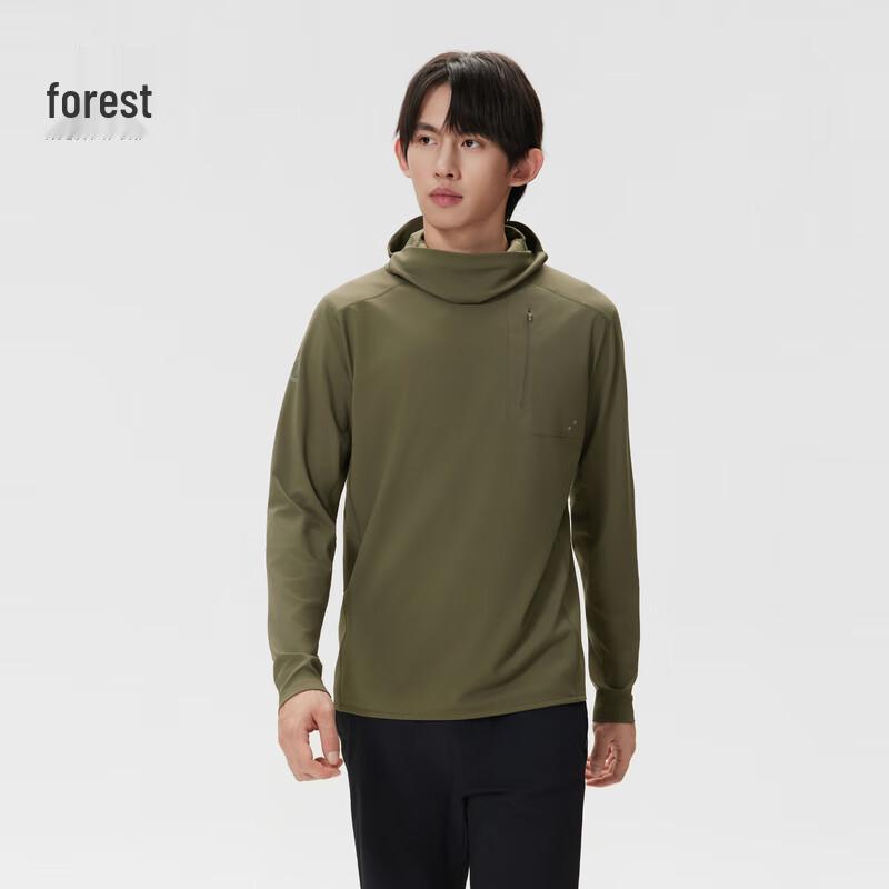 KOLON SPORT Men s Balaclava Hooded Long Sleeve T-Shirt L