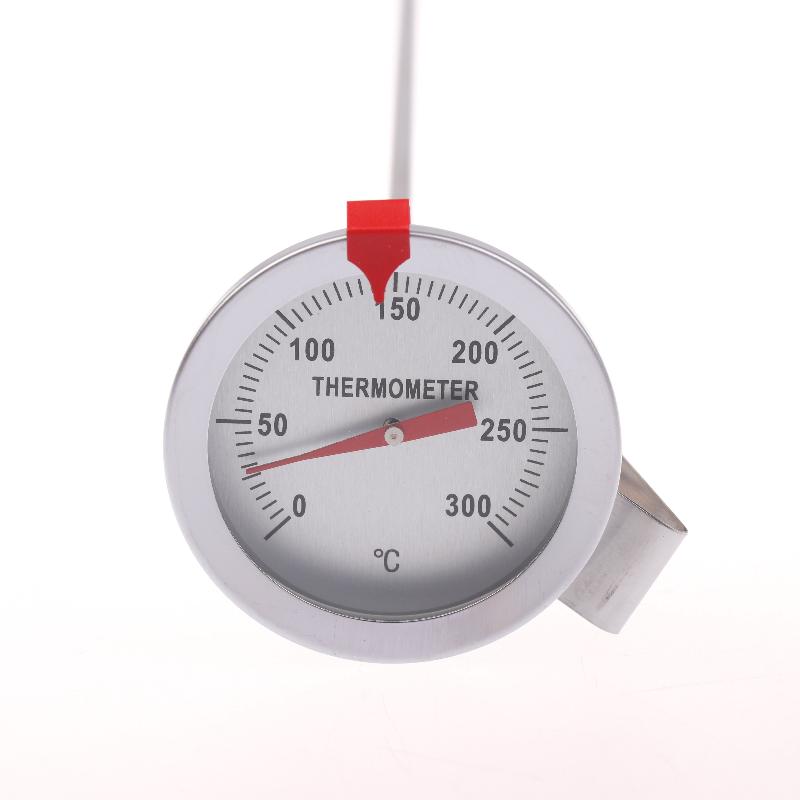 Household Oil Thermometer Cooking Temperature Meter Stainless Steel Probe Thermometer Milk Coffee Food Meat Gauge Kitchen Tool
