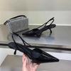 Fashion Women Pointed Toe  Shoes Sandals 2025 Dress Party Fashion Summer Slippers New Walking Flip Flops Pumps Mujer Zapatos Slides