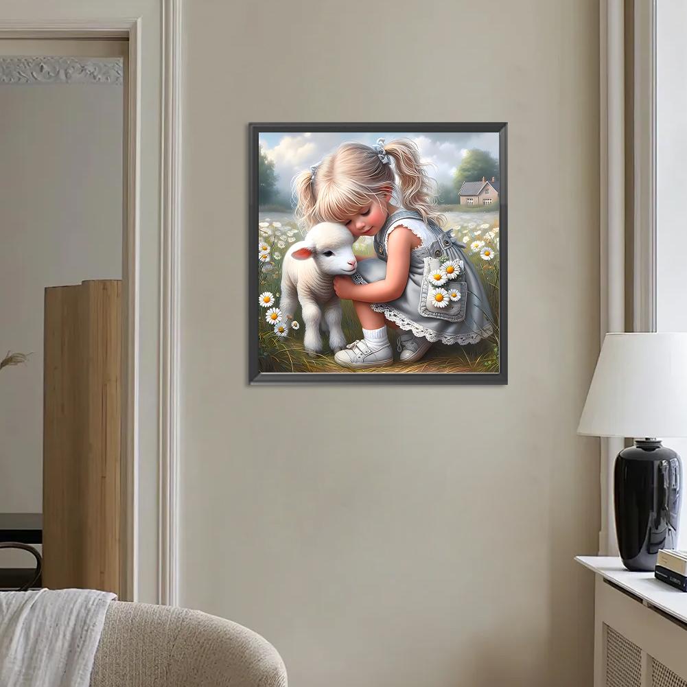5D DIY Girl Series Diamond Painting Decor Full Round Drill Diamond Painting Girl Kit Home Decor Art Craft