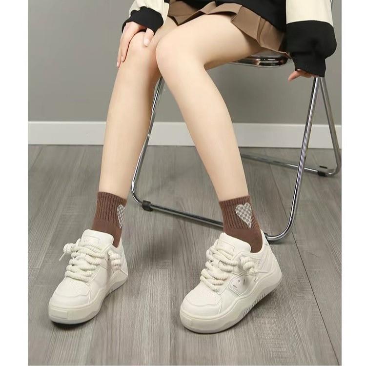 Pánské boty Retro pár Chlebové boty Ins Super Hot All-Matching Sportovní Ležérní Boty Borad Jarní