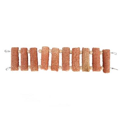 Small Pet Ladder Toy Fun Bite Resistance Relieve Boredom Corncob Arch Bridge Ladder Toy for