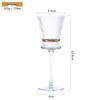 Shangqi Gold-Band Stemmed Glass Set