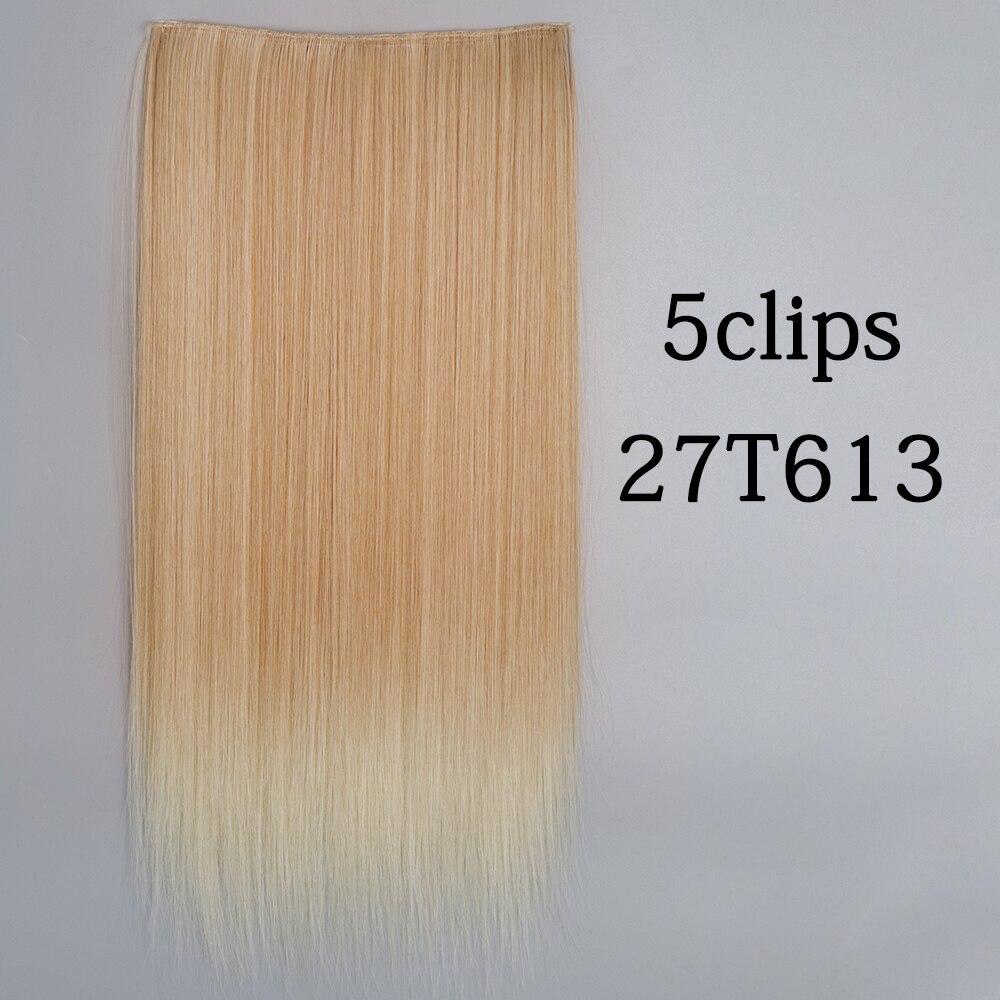MERISIHAIR Women Fashion Long Wavy 5 Clips Invisible Hair Extension Synthetic Fiber Wavy Hairpiece for Daily Wear