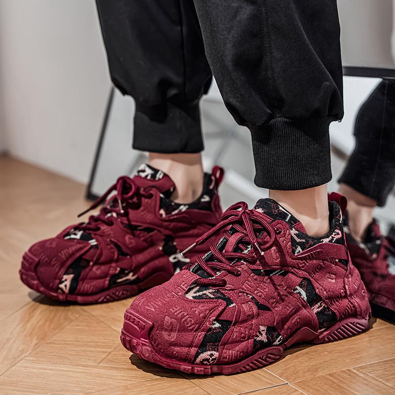 New Fashion Trend Versatile Casual Sports Quality Thick Sole Low Cut Breathable Comfortable Casual Shoes Men's Shoes Bag Sole