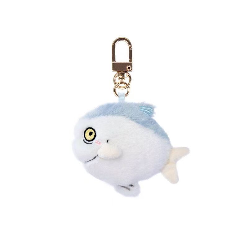 Cute Seafood Plush Toy Keychain Kawaii Shellfish Lobster Small Fish Stuffed Animal Crab Bag Pendant Kid Gift Ocean Creature Doll