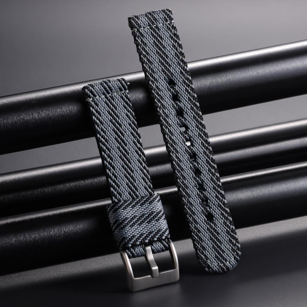 Nylon Strap 20 22mm for Tudor for Omega Watch Band  for Seiko Canvas Fabric Band Men Woven Military Sport Quick Release Bracelet
