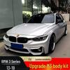 BMW 3 Series (2013-2019) M3 Conversion Kit: Front/Rear Bumpers, Side Bumpers, Hood & Fenders (F30/F35).