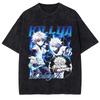 Hunter X Hunter Killua Zoldyck "Lightning" Vintage Washed Oversized T-Shirt | Unisex Anime Streetwear Tee