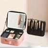 Adjustable Cosmetic Organizer Bag Waterproof Makeup Artist Bag  Travel Use