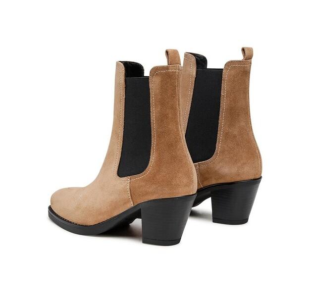 Простые ботильоны SL-36-02-000064 Коричневые