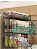 Multi-Layer Snack Display Rack with Wheels for Supermarket or Convenience Store