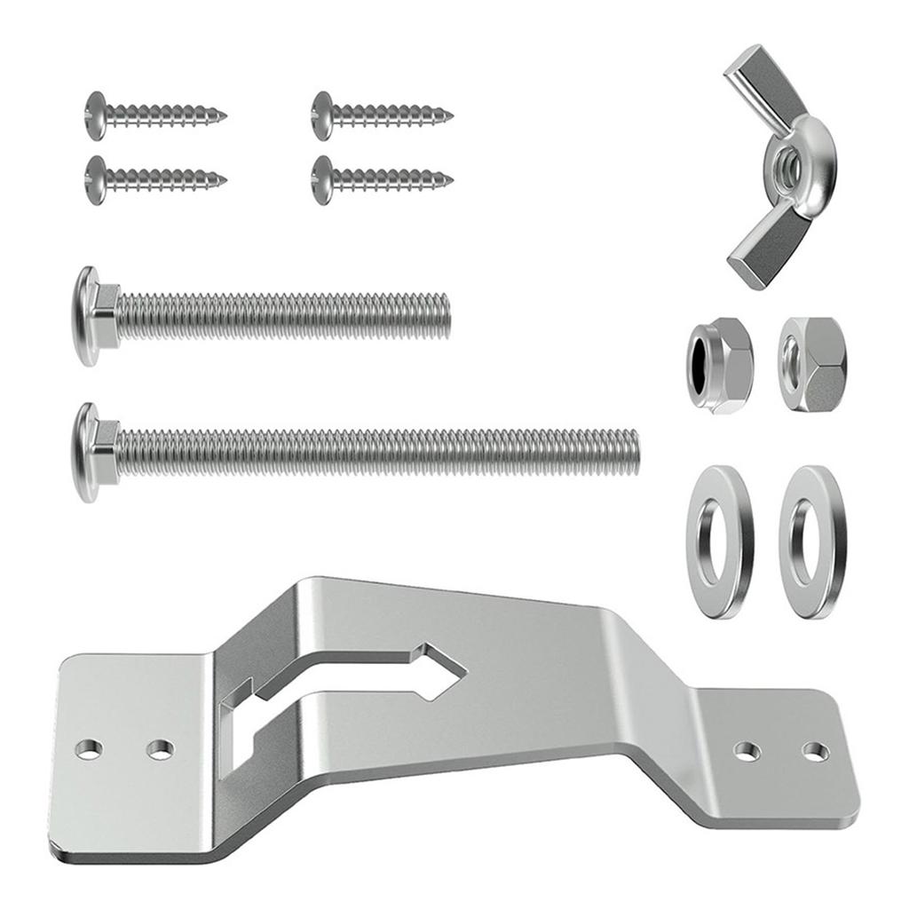 Utility Trailer Accessories Wall Mount Spare Tire Carriers Support, Wheel Bracket for Cargo Trailers Easy Installation