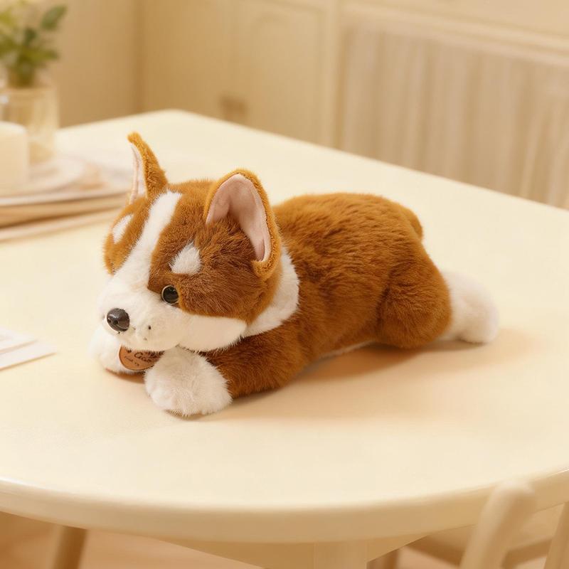Corgi Peluche Cane Bambola Cuscino Cuore Sedere, Kawaii Carino Morbido Soffice Peluche Animale Giocattolo Per Bambini Regalo di Compleanno