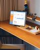 EXSHOW Tabletop Tablet Lightweight and Easy To Arm for Bedside Compact Fits Inch iPad Thick Stand, Store Aluminum, Dual-Stage Use, 360-Degree