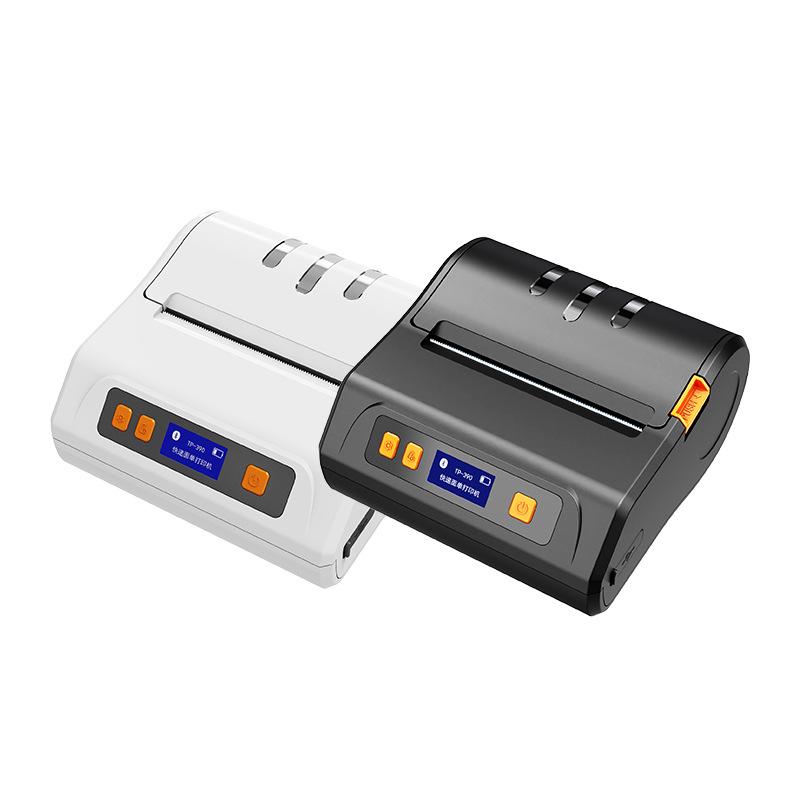 80mm USB & Bluetooth Thermal Label Printer - Portable Barcode & Hang Tag Printer LX-805 Black