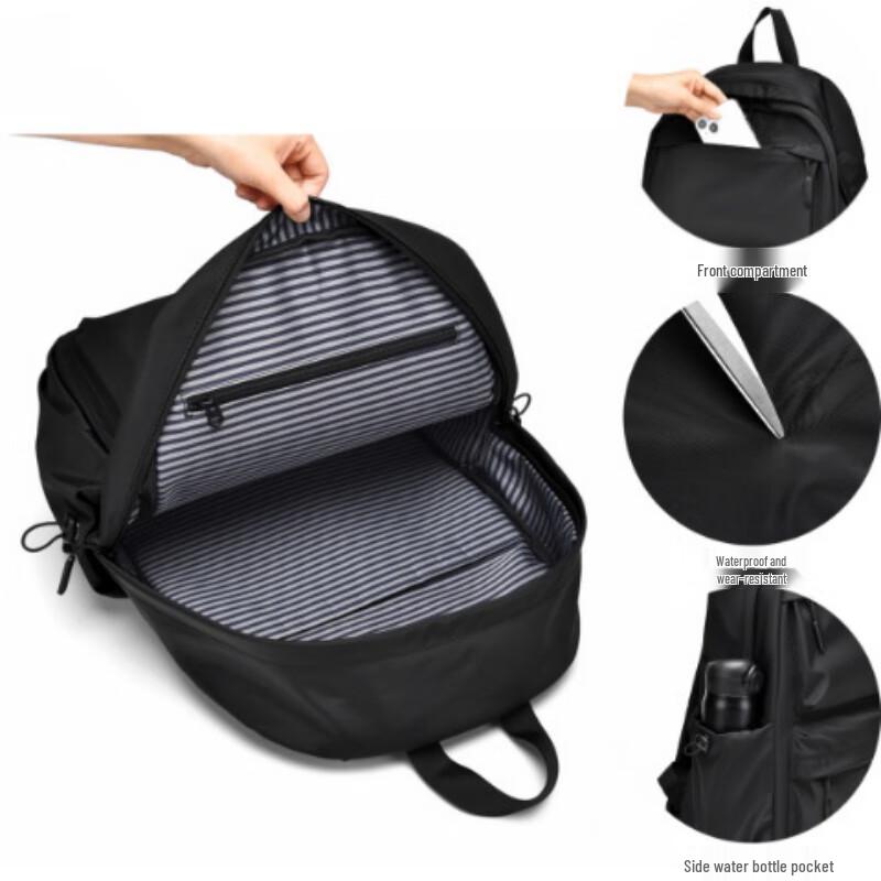 Huanaheim Men's Large Capacity Waterproof Laptop Backpack