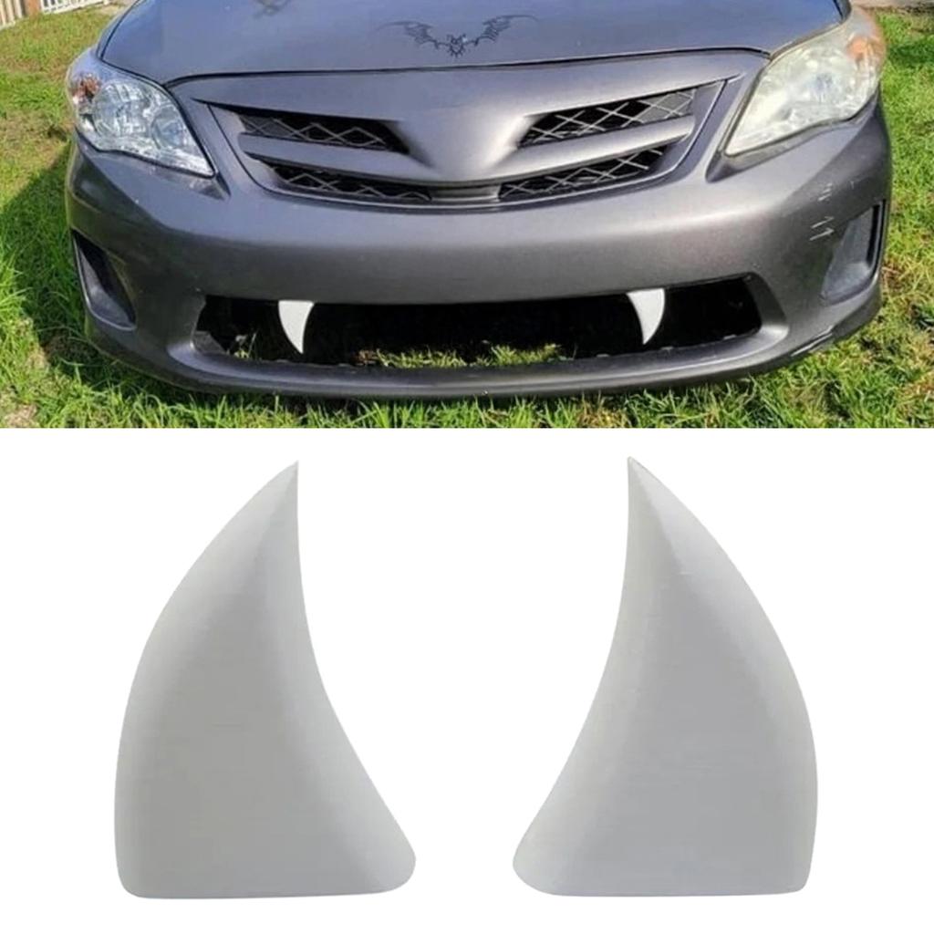Car Front Grille Teeth Decor 3D Printed Vampire Tooth Decor Suitable for Cars Truck or SUV Halloween Decor