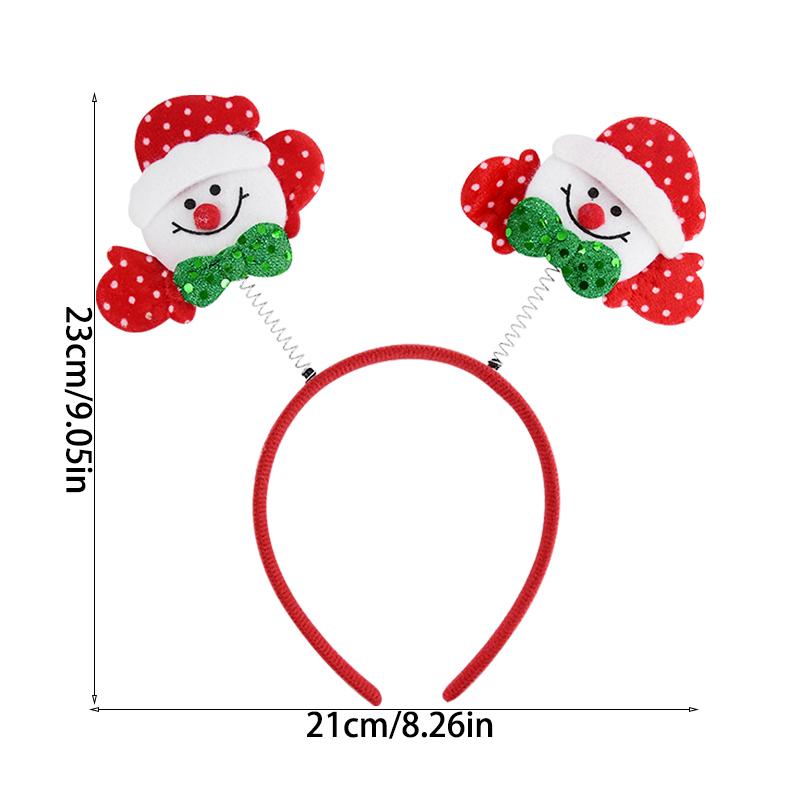 Fascia per capelli natalizia per bambini, adulti, Babbo Natale, alce, albero di Natale, accessori per capelli, accessori per foto, decorazioni natalizie, regali di Capodanno 2025