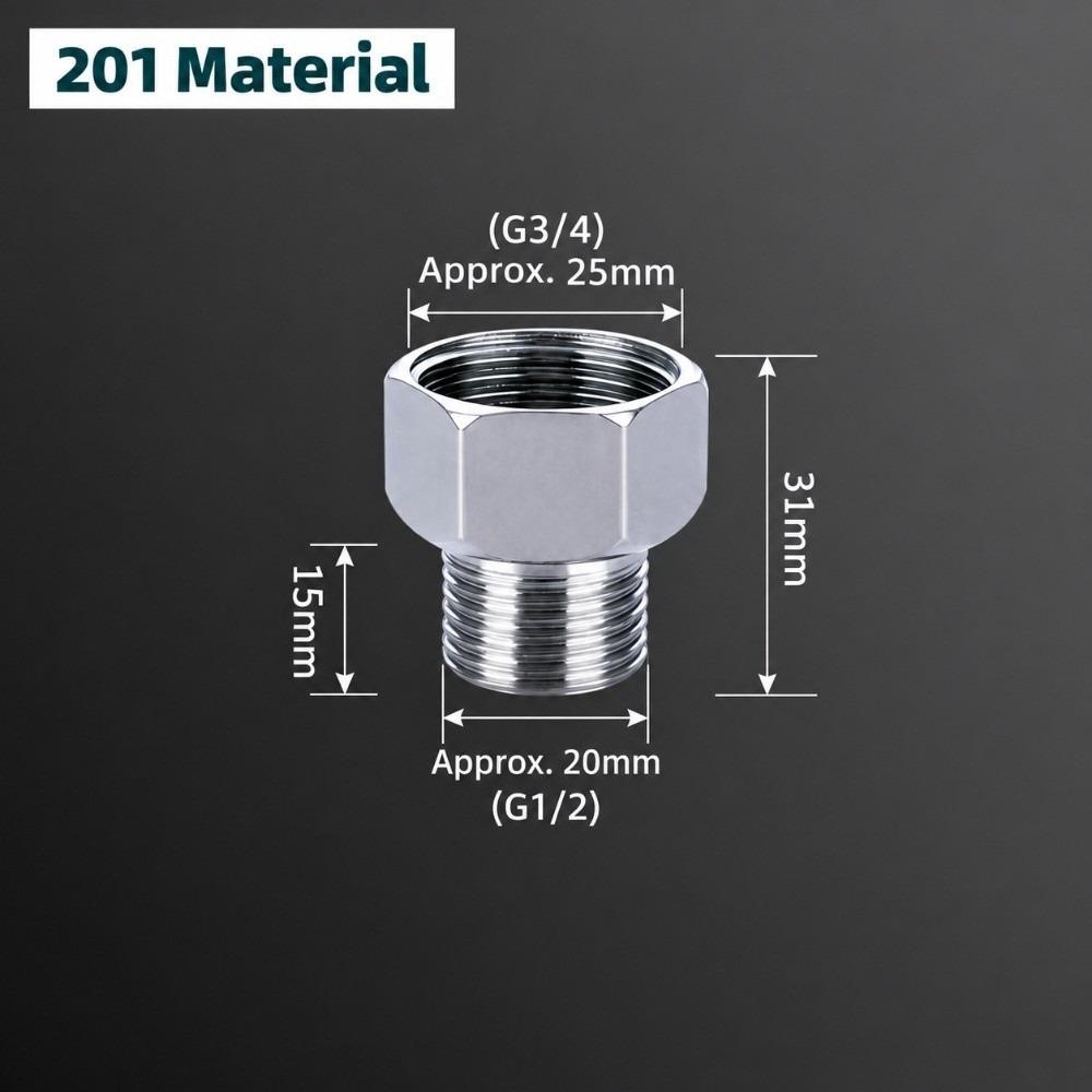 G 1/2 Thread Stainless Pipe Fitting Female To Male Coupler  for Plumbing Pipe Connection
