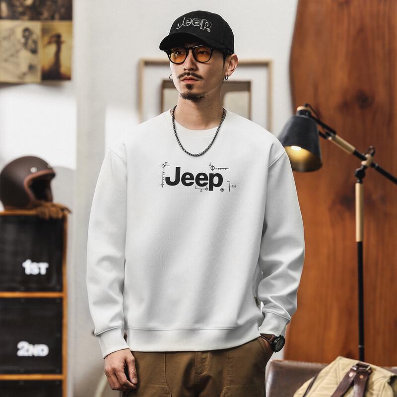 

JEEP Simple Patchwork Crewneck Sweatshirt L