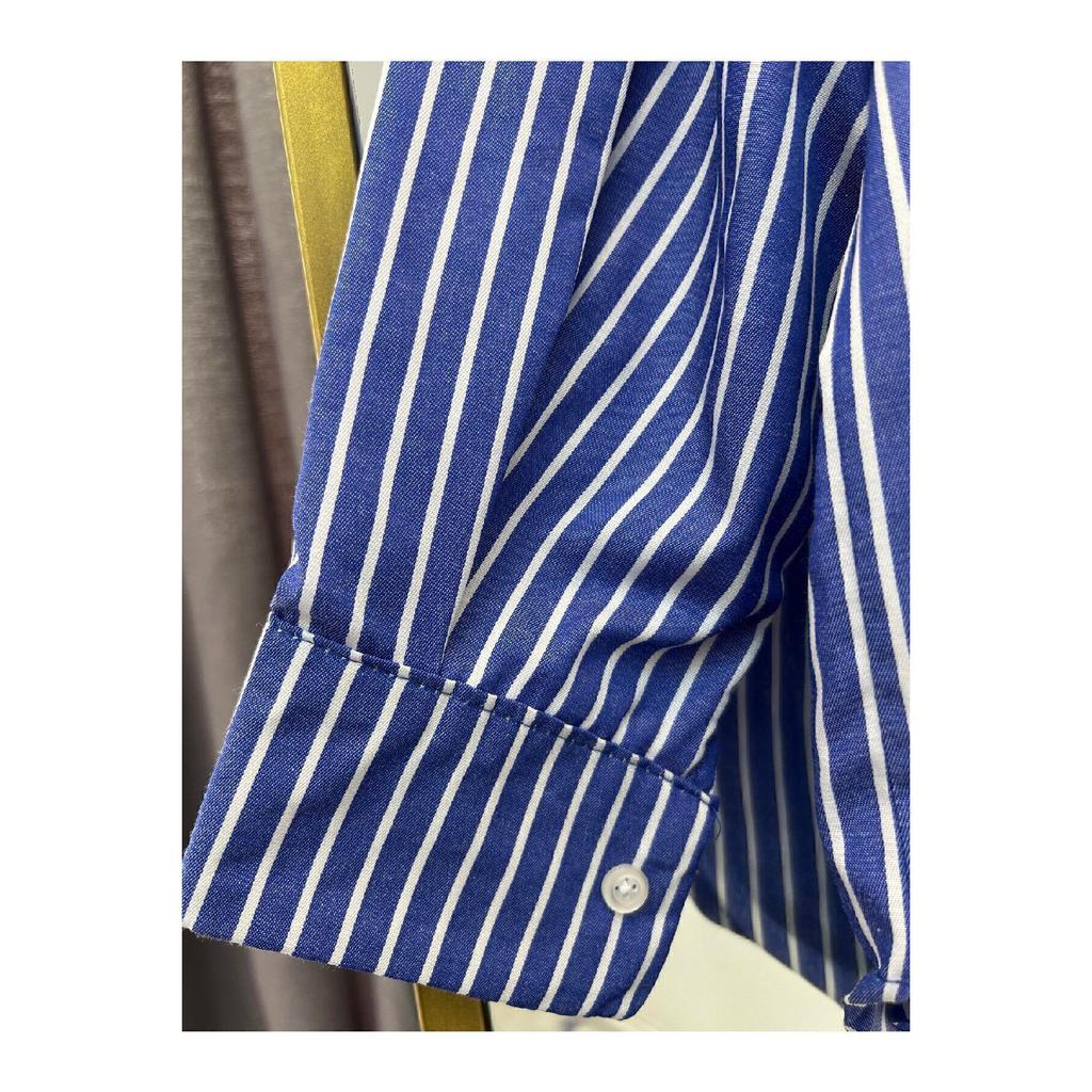 Striped Oversized Women's Shirt