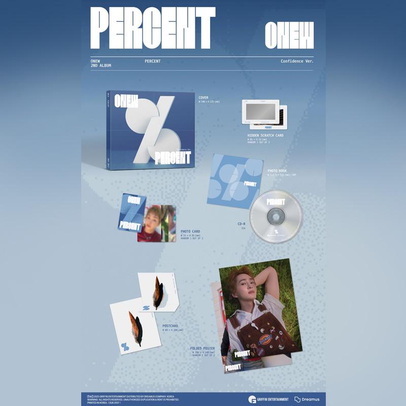 JEDEN (SHINee) – 2. album PERCENT (Digipack Ver.)