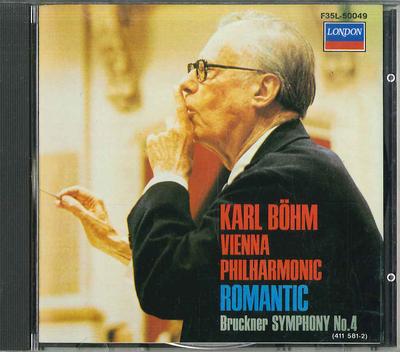 CD KARL BOHM - Bruckner Symphony No.4 F35L50049 LONDON Japan Classical Used