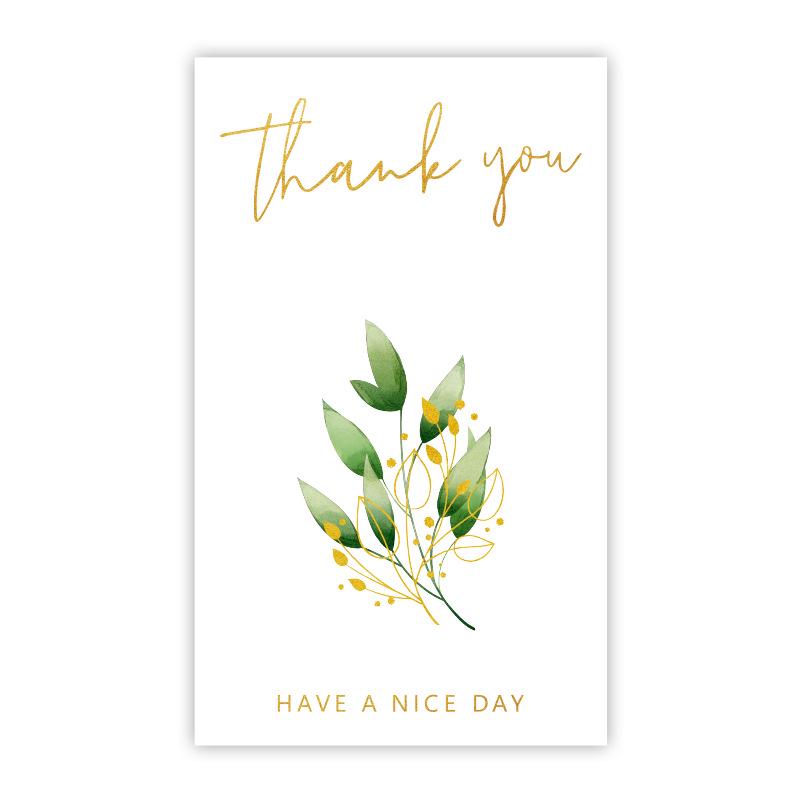 In-Stock Rectangular Thank You Stickers for Airplane Box Sealing, Gift Box Packaging, Decorative Coated Paper, Self-Adhesive.