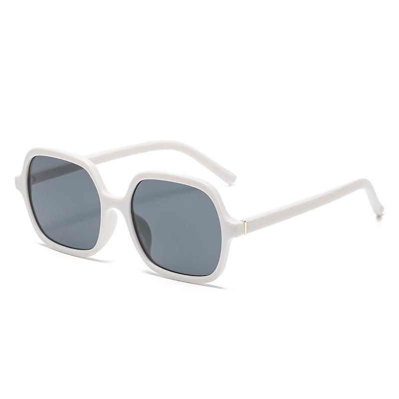 New sunglasses women's large frame round face thin Internet celebrity glasses square fashion trendy anti-ultraviolet sunglasses men