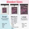 Personalized Name Blanket - Customizable for Female or Male Names - Perfect for Birthday Gifts - Soft and Comfortable - Suitable