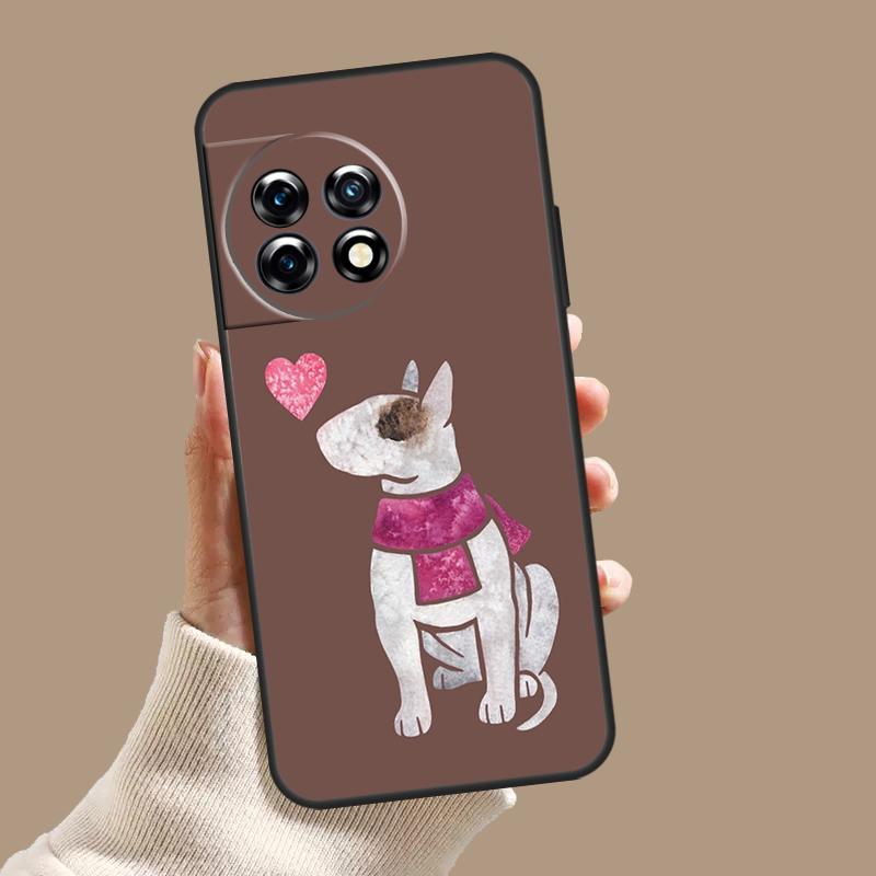 Bullterrier Bull Terrier Dog Case For OnePlus Nord 5 CE 4 3 Lite N20 N30 OnePlus 15 13 12 11 8 9 10 Pro 12R 13T 13R Cover