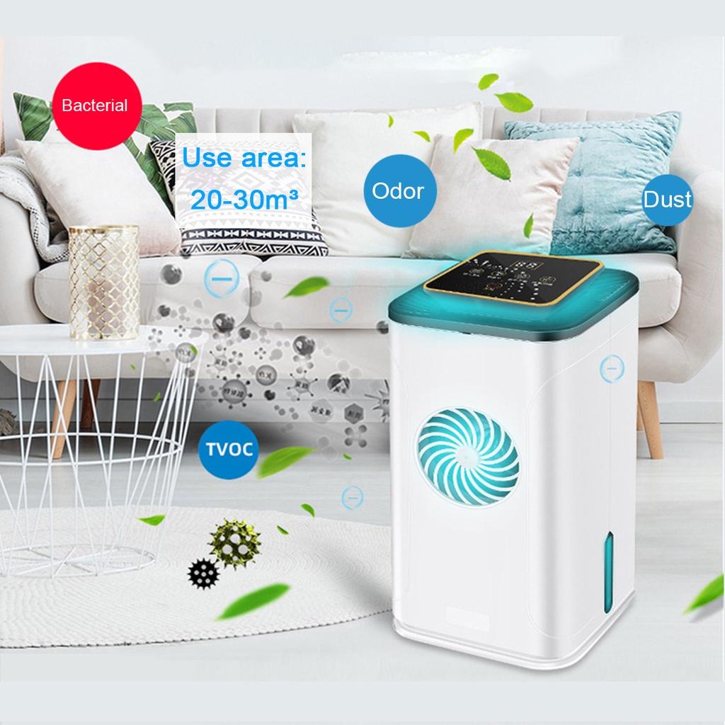 UV Air Purifier Mult-functional Ultraviolet Air Cleaner Anion Ozone Purifer UV Negative Ion Sterilization Aromatherapy