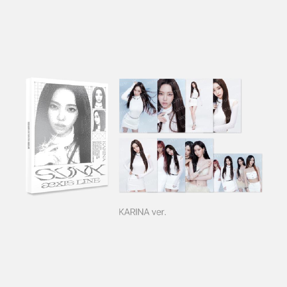 

Предзаказ 2025 aespa LIVE TOUR SYNK: Книга открыток aeXIS LINE KARINA