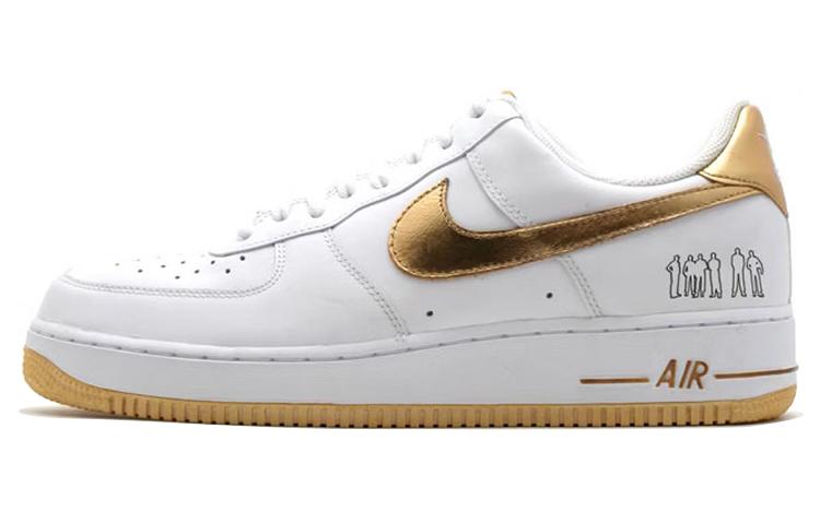 

Nike Air Force 1 Low Players White Metallic Gold 315092-171 42.5