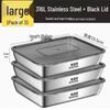 ZISIZ 316L Stainless Steel Refrigerator Storage Box