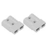2 Sets Battery Quick Connector 12 10 8 6AWG Disconnect Wire Harness Plug with Terminal 50A 600V
