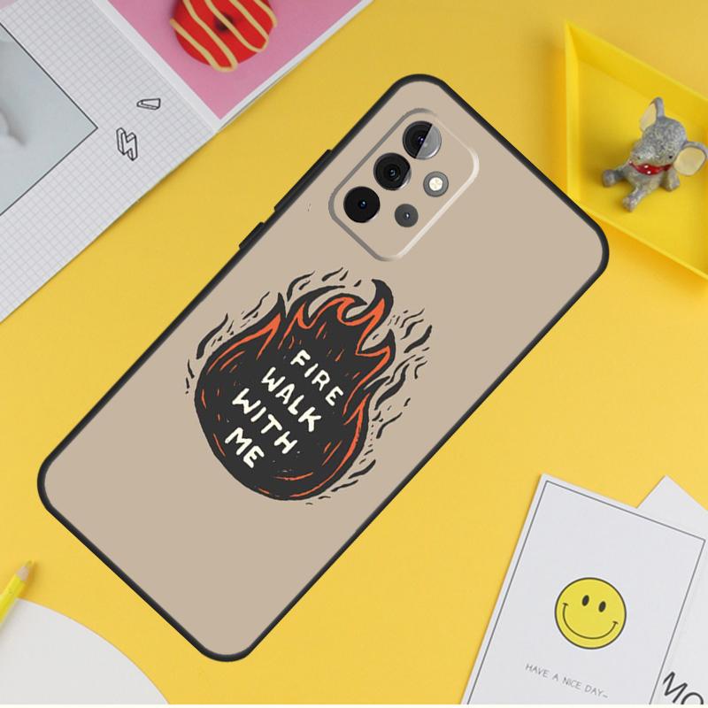 Fire Walk With Me Twin Peaks Case For Samsung Galaxy A53 A33 A23 A13 A06 A56 A16 A36 A55 A35 A17 A54 A34 A14 A52 A32 A15