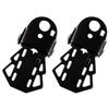 1 Pair Cycling Folding Black Metal Road Bike Rear Seat Footrests Bike Pedals Bicycle Foot Pegs