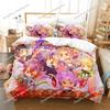 Fashion 3D Print Anime Bed Sheet Faity Tail Bedding Set Single Twin Full Queen King Size Bed Set Adult Kid Bedroom Duvet Cover