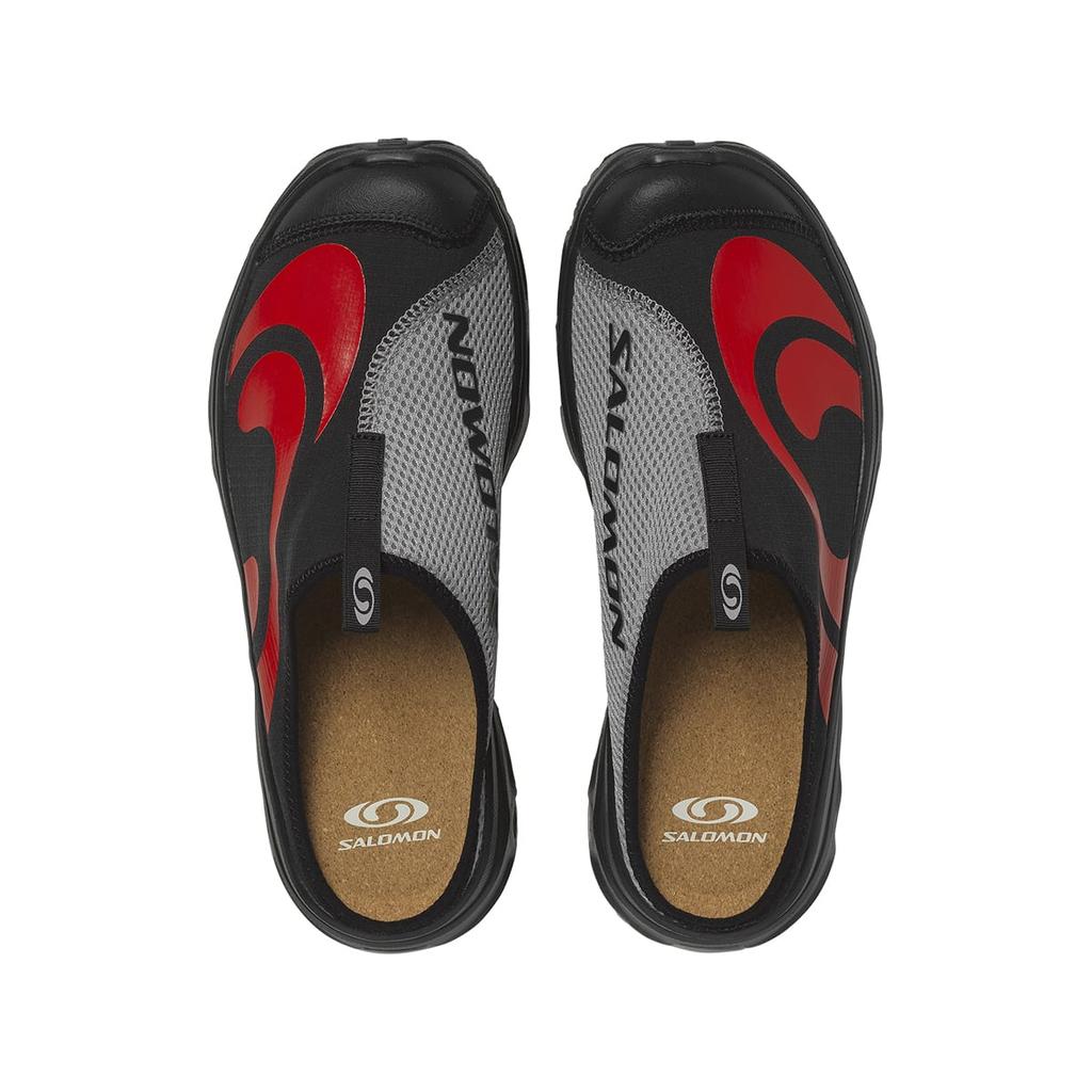 SALOMON RX Slide 3.0 Niedrige Freizeitschuhe Unisex Schwarz Legierung Feuerrot L47759000