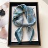New Print Square Scarves Summer Silk Feeling Scarf For Women Fashion Neck Tie Hand Bag Foulard Wrist Kerchief Shawl Wraps Hajib